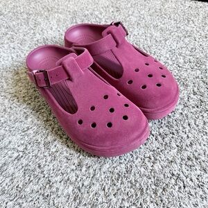 Crocs Classic Mary Jane Velvet Clog